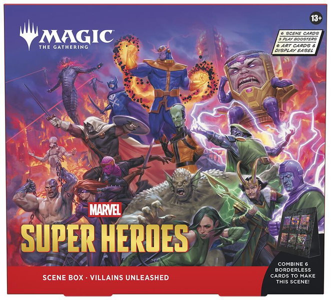 Marvel Super Heroes Scene Box - Villains Unleashed - Marvel Super Heroes Magic: The Gathering trading card