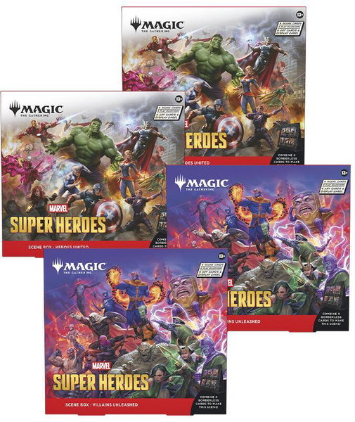 Marvel Super Heroes Scene Box Case - Marvel Super Heroes Magic: The Gathering trading card