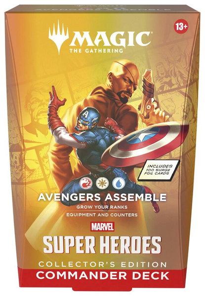 Marvel Super Heroes Commander Deck - Avengers Assemble (Collector's Edition) trading card from Commander: Marvel Super Heroes Marvel Super Heroes Commander Deck - Avengers Assemble (Collector's Edition) - Commander: Marvel Super Heroes Magic: The Gathering trading card