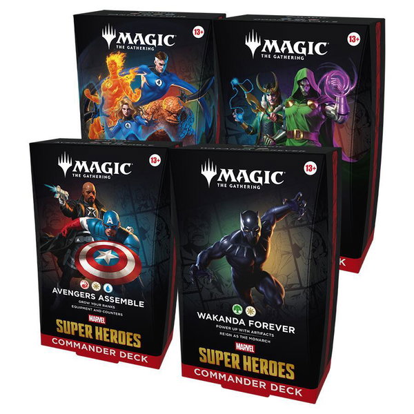 Marvel Super Heroes Commander Deck Case - Commander: Marvel Super Heroes Magic: The Gathering trading card