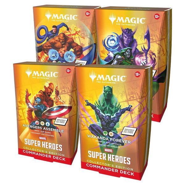 Marvel Super Heroes Commander Deck Case (Collector's Edition) trading card from Commander: Marvel Super Heroes Marvel Super Heroes Commander Deck Case (Collector's Edition) - Commander: Marvel Super Heroes Magic: The Gathering trading card