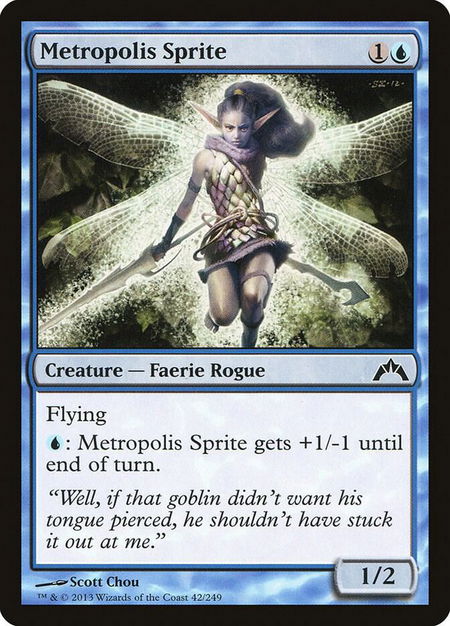 Metropolis Sprite - Gatecrash Magic: The Gathering trading card