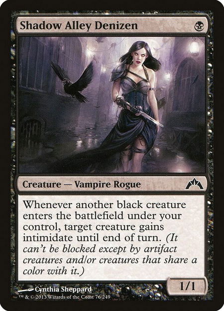 Shadow Alley Denizen - Gatecrash Magic: The Gathering trading card