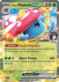 Erika's Vileplume ex - ME: Ascended Heroes (ASC) #003/217 - Double Rare Pokémon Trading Card