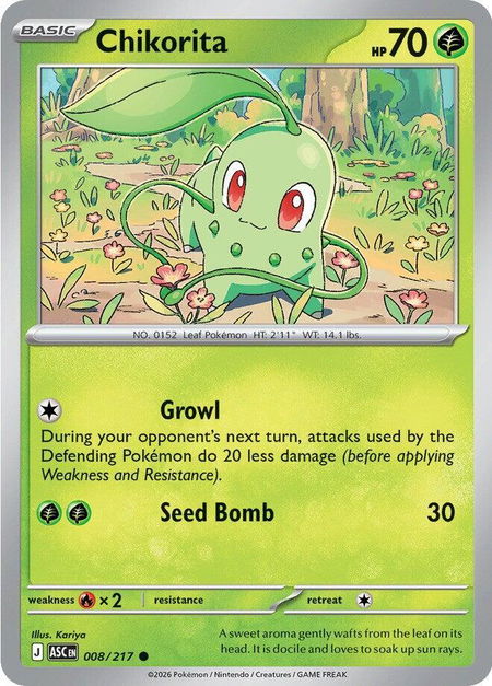 Chikorita - ME: Ascended Heroes Pokémon trading card