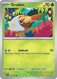 Grubbin - ME: Ascended Heroes (ASC) #017/217 - Common Pokémon Trading Card