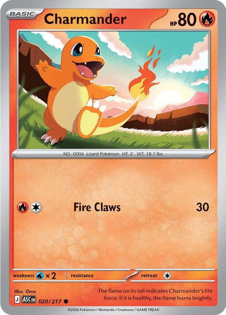 Charmander - ME: Ascended Heroes Pokémon trading card