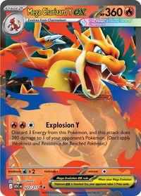 Mega Charizard Y ex - 022/217 - ME: Ascended Heroes (ASC) #022/217 - Double Rare Pokémon Trading Card