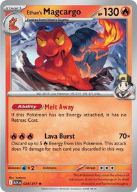 Ethan's Magcargo - 024/217 - ME: Ascended Heroes (ASC) #024/217 - Rare Pokémon Trading Card