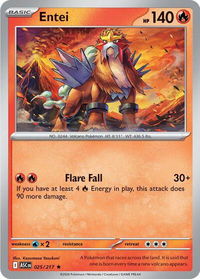 Entei - ME: Ascended Heroes (ASC) #025/217 - Rare Pokémon Trading Card