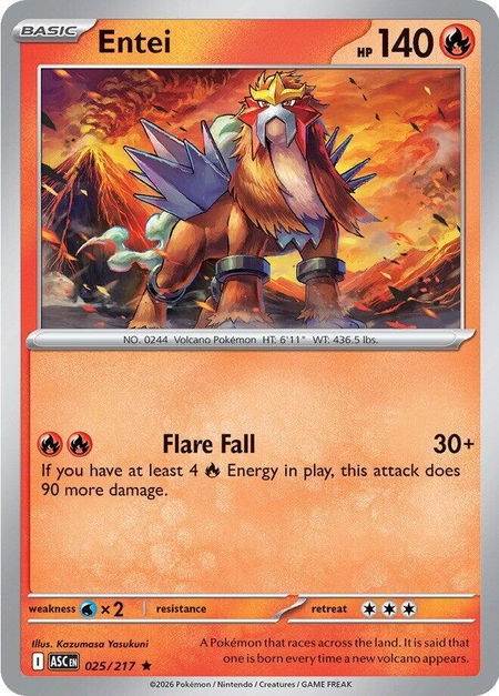 Entei - ME: Ascended Heroes Pokémon trading card