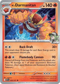 N's Darmanitan - ME: Ascended Heroes (ASC) #033/217 - Uncommon Pokémon Trading Card