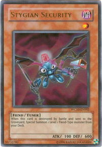 Stygian Security - Yu-Gi-Oh! Video Game Promotional Cards (VDP) #WC10-EN002 - Ultra Rare YuGiOh Trading Card
