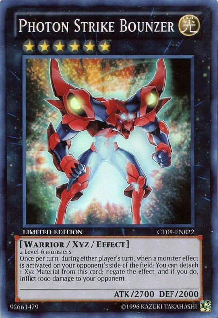 Photon Strike Bounzer - 2012 Collectors Tin YuGiOh trading card