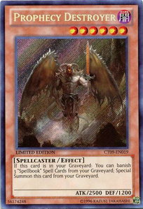 Prophecy Destroyer - 2012 Collectors Tin (CT09) #CT09-EN019 - Secret Rare YuGiOh Trading Card
