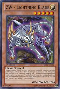 ZW - Lightning Blade - Cosmo Blazer YuGiOh trading card