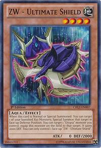 ZW - Ultimate Shield - Cosmo Blazer YuGiOh trading card