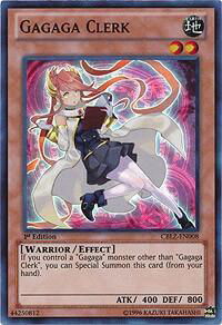 Gagaga Clerk - Cosmo Blazer (CBLZ) #CBLZ-EN008 - Super Rare YuGiOh Trading Card