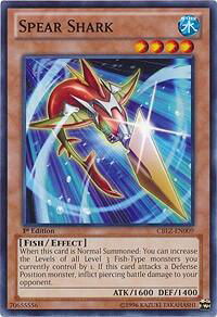 Spear Shark - Cosmo Blazer (CBLZ) #CBLZ-EN009 - Common / Short Print YuGiOh Trading Card