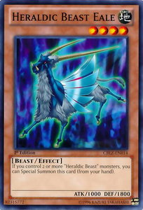 Heraldic Beast Eale - Cosmo Blazer (CBLZ) #CBLZ-EN014 - Common / Short Print YuGiOh Trading Card