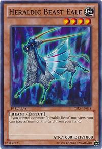 Heraldic Beast Eale - Cosmo Blazer YuGiOh trading card