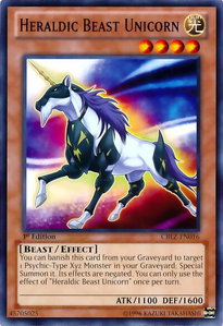 Heraldic Beast Unicorn - Cosmo Blazer (CBLZ) #CBLZ-EN016 - Common / Short Print YuGiOh Trading Card