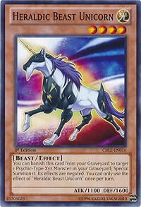 Heraldic Beast Unicorn - Cosmo Blazer (CBLZ) #CBLZ-EN016 - Common / Short Print YuGiOh Trading Card