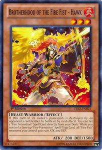Brotherhood of the Fire Fist - Hawk - Cosmo Blazer (CBLZ) #CBLZ-EN021 - Common / Short Print YuGiOh Trading Card