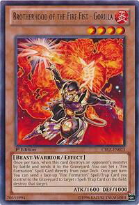 Brotherhood of the Fire Fist - Gorilla - Cosmo Blazer (CBLZ) #CBLZ-EN023 - Rare YuGiOh Trading Card