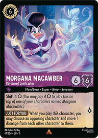 Morgana Macawber - Reformed Spellcaster - Winterspell (11) #47/204 - Rare Disney Lorcana Trading Card