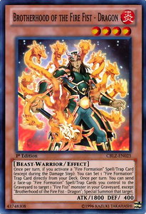Brotherhood of the Fire Fist - Dragon - Cosmo Blazer (CBLZ) #CBLZ-EN025 - Super Rare YuGiOh Trading Card