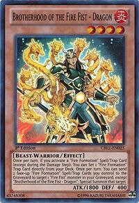 Brotherhood of the Fire Fist - Dragon - Cosmo Blazer (CBLZ) #CBLZ-EN025 - Super Rare YuGiOh Trading Card