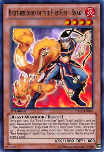 Brotherhood of the Fire Fist - Snake - Cosmo Blazer (CBLZ) #CBLZ-EN026 - Super Rare YuGiOh Trading Card