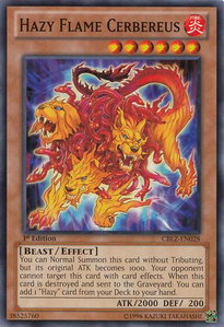 Hazy Flame Cerbereus - Cosmo Blazer (CBLZ) #CBLZ-EN028 - Common / Short Print YuGiOh Trading Card