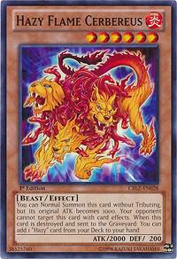 Hazy Flame Cerbereus - Cosmo Blazer YuGiOh trading card