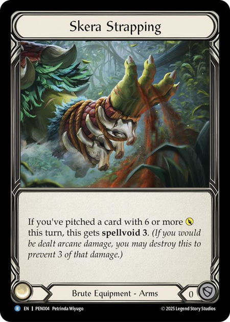 Skera Strapping - Compendium of Rathe Flesh and Blood trading card