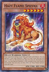 Hazy Flame Sphynx - Cosmo Blazer YuGiOh trading card