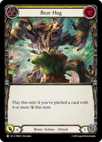 Bear Hug (Yellow) - Compendium of Rathe (PEN) #PEN013 - Common Flesh and Blood Trading Card