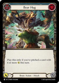 Bear Hug (Blue) - Compendium of Rathe (PEN) #PEN014 - Common Flesh and Blood Trading Card