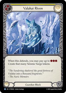 Valahai Riven (Yellow) - Compendium of Rathe (PEN) #PEN022 - Rare Flesh and Blood Trading Card
