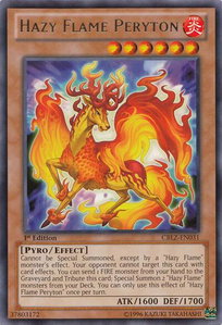 Hazy Flame Peryton - Cosmo Blazer (CBLZ) #CBLZ-EN031 - Rare YuGiOh Trading Card