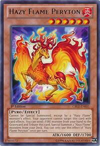 Hazy Flame Peryton - Cosmo Blazer (CBLZ) #CBLZ-EN031 - Rare YuGiOh Trading Card