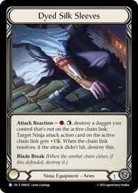 Dyed Silk Sleeves - Compendium of Rathe (PEN) #PEN032 - Rare Flesh and Blood Trading Card