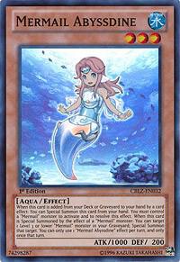 Mermail Abyssdine - Cosmo Blazer YuGiOh trading card