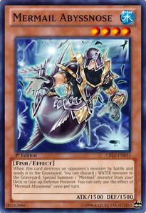 Mermail Abyssnose - Cosmo Blazer (CBLZ) #CBLZ-EN033 - Common / Short Print YuGiOh Trading Card