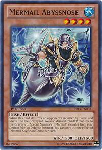 Mermail Abyssnose - Cosmo Blazer (CBLZ) #CBLZ-EN033 - Common / Short Print YuGiOh Trading Card
