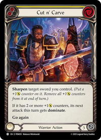 Cut N Carve (Yellow) - Compendium of Rathe (PEN) #PEN055 - Common Flesh and Blood Trading Card