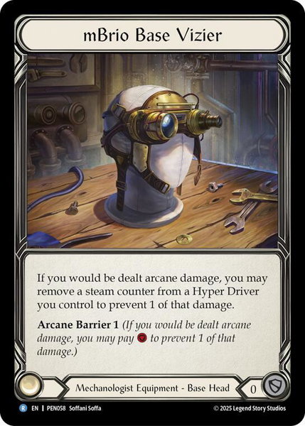 Mbrio Base Vizier trading card from Compendium of Rathe Mbrio Base Vizier - Compendium of Rathe Flesh and Blood trading card