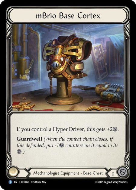 Mbrio Base Cortex - Compendium of Rathe Flesh and Blood trading card