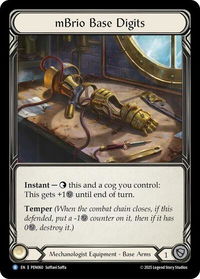 Mbrio Base Digits - Compendium of Rathe (PEN) #PEN060 - Rare Flesh and Blood Trading Card